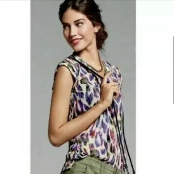 EUC✨ CABI women's medium colorful blouse - Picture 8 of 10